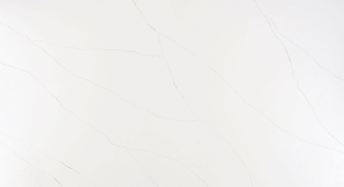 Calacatta Cleo Gold Paradigm quartz slab in Jaipur