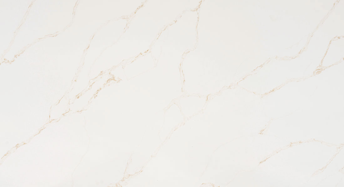 Calacatta Rivero Gold Paradigm quartz slab in Jaipur